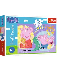 TREFL Puzzle Pepa Prase - 60 delova - 103137-17414