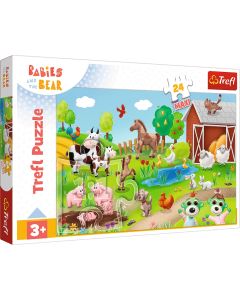 TREFL Puzzle maxi Bebe životinje i medvedići - 24 dela - 103222-14372