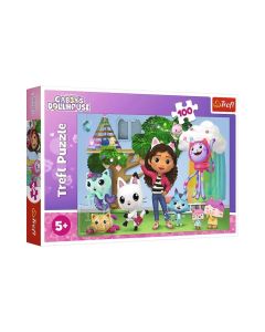 Puzzle 100 gabby's dollhouse