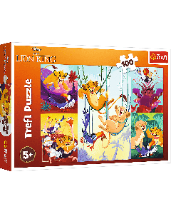 TREFL Puzzle za decu Brave Lion King 16478 - 100 delova