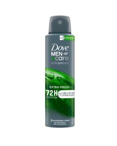 DOVE Men Dezodorans u spreju Advanced Care EXTRA FRESH, anti-perspi, 72h, 150 ml - 10334M