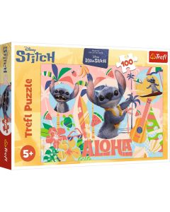 TREFL Puzzle Lilo & Stitch, Stitch i prijatelji u akciji - 100 delova - 103351-16495
