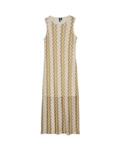 VERO MODA Ženska bež haljina teresa