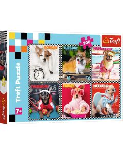 TREFL Puzzle za decu Happy dogs 13279 - 200 delova
