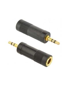 GEMBIRD Audio adapter 6.35 mm ženski na 3.5 mm muški, A-6.35F-3.5M - 103634