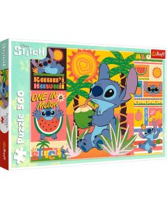 TREFL Puzzle Holiday with Stitch 37483 - 500 delova