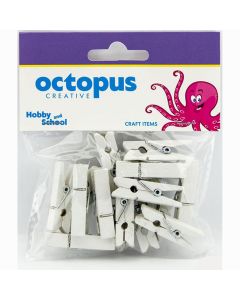 OCTOPUS Dekorativne štipaljke drvene 35x9mm 15kom unl-1664 - 103706