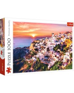 Puzzle 1000 sunset over santorini