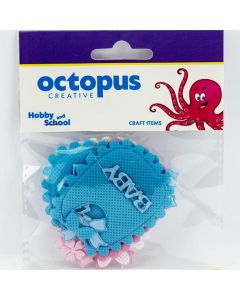 OCTOPUS Dekorativna portikla 4.8x6.5cm 4kom unl-1686 - 103728