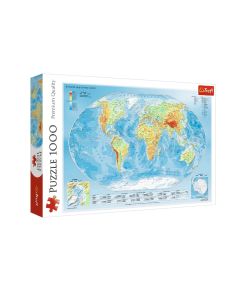 Puzzle 1000 mapa sveta