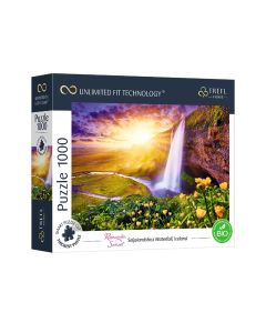 Prime puzzle 1000 waterfall, iceland