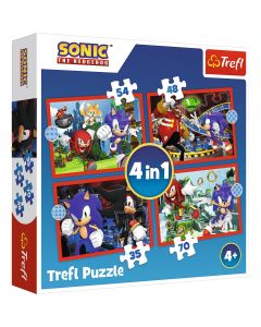 TREFL Puzzle Sonic 4u1 - 54, 48, 35, 70 delova