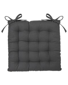 ATMOSPHERA Sedalica 38x38x6cm pamuk tamno siva - 103851L