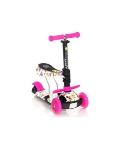 LORELLI Trotinet Smart pink butterfly - 10390020021