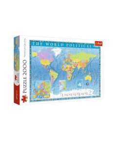 Puzzle 2000 mapa sveta