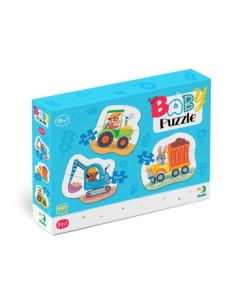 DODO Bebi puzzle Vozila 3u1 - 2, 3, 4 dela - 104-300392