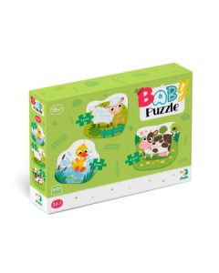 DODO Bebi puzzle Životinje na farmi 3u1 - 2, 3, 4 dela - 104-300393