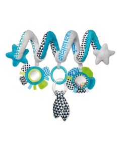 CANPOL Plišana igračka za bebe Zig Zag, plava - 68-063_blu