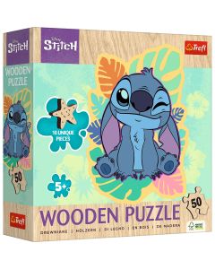 TREFL Drvene puzzle Happy Stich 20281 - 50 delova