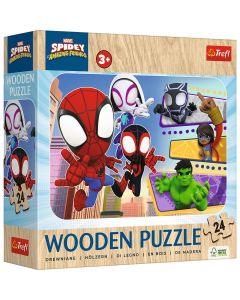 TREFL Drvene puzzle Spidy 20274 - 24 dela