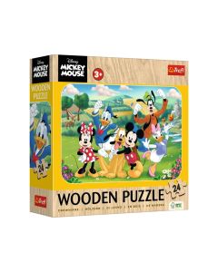 Drvena puzzla 24 dela mickey