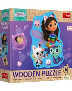 TREFL Drvene puzzle Gabi's Cat house 20260 - 50 delova