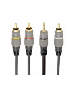 GEMBIRD Audio kabl 4-pinski 3,5mm priključak na 3x RCA, 1.5m - 104588