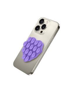 CELLY Silikonski držač u obliku srca, ljubičasta