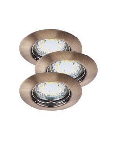 Rabalux Ugradna i nadgradna rasveta Lite GU10 1x MAX 50W bronzana (1048) - 1048-1