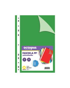 OCTOPUS Fascikla A4 polumehanika sa 11 rupa 25/1 zelena  unl-1817 - 105282