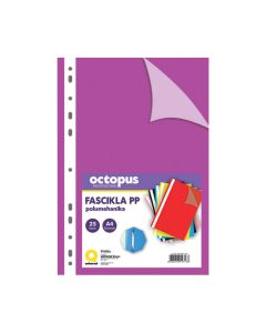 OCTOPUS Fascikla A4 polumehanika sa 11 rupa 25/1 roza unl-1825 - 105290