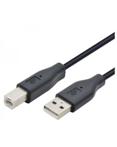 E-GREEN Kabl USB 2.0 A-USB 2.0 B M/M 3m, crna - 44161-1-1