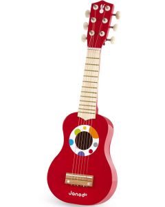 JANOD Drvena gitara Confetti, crvena - J07628