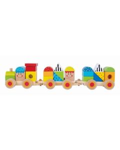TOOKY TOY Drvena igračka Vozić 26 delova TKB383