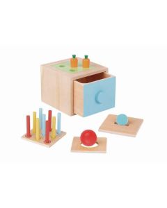 TOOKY TOY Drvena edukativna kutija 4u1 TK320 - 107-50174