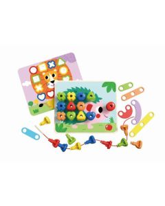 TOOKY TOY Drvena igračka Mozaik životinje TK089 - 107-74374