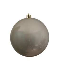 DEKOR DOM Novogodišnja kugla 20cm 022430, krem - 107179