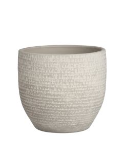 DEKOR DOM Saksija CARRIE 20cm 1079206 - Light Grey - EDL