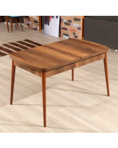 HANAH HOME Proširivi trpezarijski sto Barok, braon - 107BCK1131