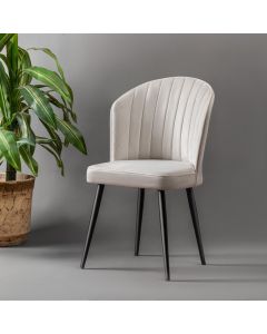 HANAH HOME Trpezarijske stolice Rubi 2/1, krem - 107BCK1139