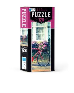BLUE FOCUS Puzzle Crvena bicikla - 128 delova - 108-22015