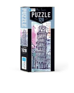 BLUE FOCUS Puzzle Krivi toranj u Pizi – 128 delova - 108-22121