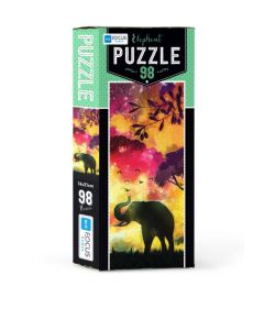 BLUE FOCUS Puzzle Slon - 98 delova - 108-22152