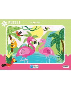 BLUE FOCUS Puzzle Flamingo – 30 delova - 108-22466