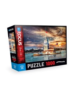 BLUE FOCUS Puzzle Devojačka kula – 1.000 delova - 108-22732