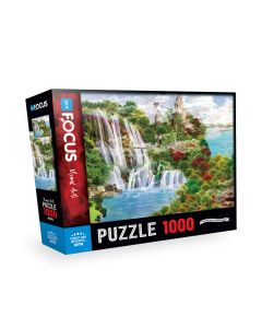 BLUE FOCUS Puzzle Vodopad u šumi – 1.000 delova - 108-22886