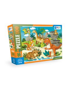 BLUE FOCUS Puzzle Dinosaurusi – 100 delova - 108-23180