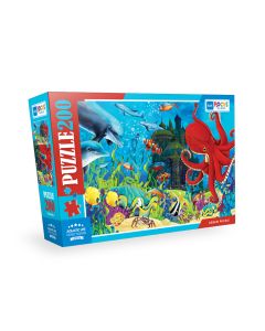 BLUE FOCUS Puzzle Morski svet – 200 delova - 108-23265