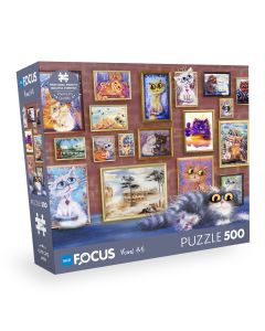 BLUE FOCUS Puzzle Mačke – 500 delova - 108-23357