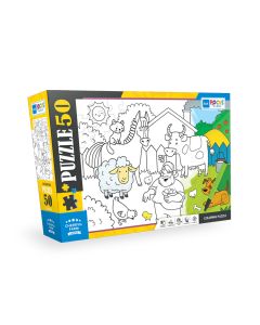 BLUE FOCUS Puzzle za bojenje Vesela farma – 50 delova - 108-23821